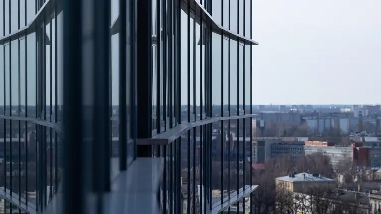 Tietoevry facade building, Riga, Latvia